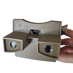 Vintage GAF View-Master Model G Viewer - Tan/Beige 1960s-70s 3D Toy